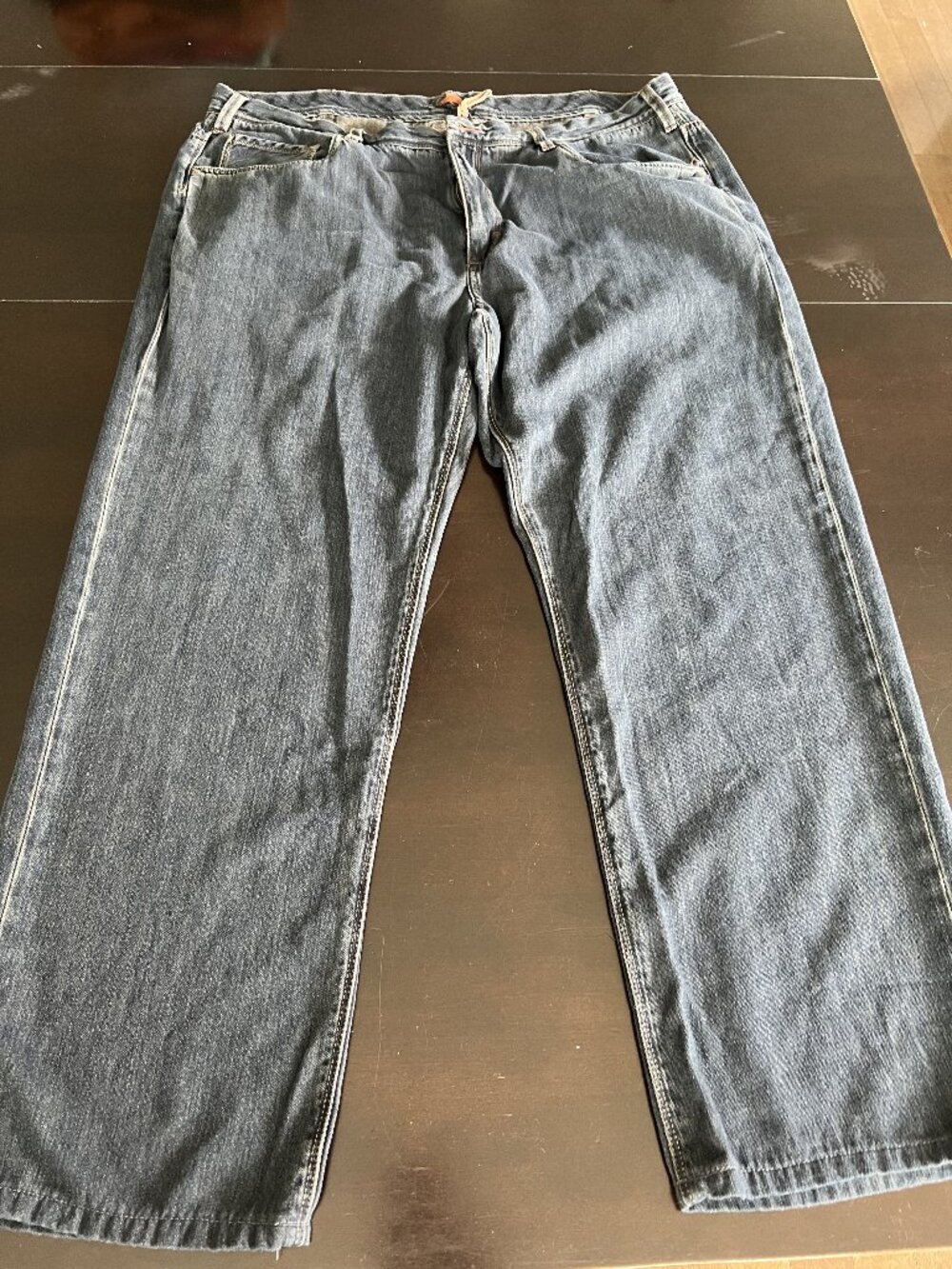 Tommy Bahama Men’s Jeans 44x32 Blue Straight Leg Tencel Denim